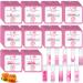 Sacubee 60 Pack Breast Cancer Awareness Lip Balms Bulk Small Pink Ribbon Thank You Lip Balms Gifts Set Breast Cancer Awareness Bulk Items Moisturizing Care Survivors Gifts for Women Men Survivors