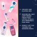 NIVEA Pamper Me With Care Gift Set (6 Products) Women's Gift Set with Shower Gel Moisturising Cream Body Lotion Lip Balm Anti-Perspirant Roll-On and Cream Wash - Buy Online on GoSupps.com