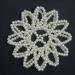 Lurrose Handmade Crochet Pearl HairNet | Elastic Hair Snood for Ballet Buns | Stylish White Hair Cover for Women & Girls - Buy Online on GoSupps.com
