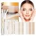 Eyelid Tape  Invisible Double Eyelid Stickers  Waterproof Eyelid Lifter Strips with Fork Rods and Tweezers for Hooded  Droopy  Uneven  Mono-eyelids(1 Set)