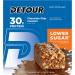 Detour Lower Sugar Whey Protein Bar, Chocolate Chip Caramel, 3 oz, 12 Count Pack - Buy Online on GoSupps.com
