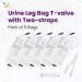 Buy Ved Urine PVC Leg Bag (500 ml Pack of 5) - T Valve Two Straps Natural Leg-Shape Design | International Shipping Available - Buy Online on GoSupps.com