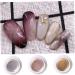 Chrome Nail Polish 3PCS Metallic Gel Nail Polish 3 Grams Fast Drying Metallic Nail Polish Long Lasting 3D Gel Nail Art Chrome Gel Polish Beauty Supplies - Buy Online on GoSupps.com