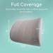Xtra-Comfort Lumbar Support Cushion - Lower Back Pillow for Office Chair Car Men Women Gaming - Ergonomic Orthopedic Backrest Foam Roll and Adjustable Strap for Therapeutic Pain Relief - Buy Online on GoSupps.com