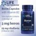 Life Extension Boron 3mg with Vitamin B2 | 100 Vegan Capsules | Gluten-Free, Vegetarian, Non-GMO - Buy Online on GoSupps.com