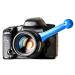 LensShifter Blue - Balanced Focus and Zoom Grip for DSLR and Mirrorless Camera Lens - (Blue)