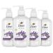 Dove Advanced Care Hand Sanitizer Lavender & Chamomile Pack of 4 for Soft Smooth Skin 99.99% Effective Against Many Germs 8 oz Lavender and Chamomile 8 Ounce (Pack of 4)