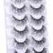 Wiwoseo Shining False Eyelashes - Colorful, Fluffy Faux Mink for Christmas & New Year - Buy Online on GoSupps.com