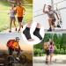 CAMBIVO Plantar Fasciitis Relief Socks - Unisex Ankle Compression Sleeve for All Day Wear - Large - Buy Online on GoSupps.com