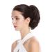 WIG ME UP N869-V-3 Hairpiece Braid Ponytail - Short Straight Dark Brown 20 cm | Premium Quality Wig for International Shipping - Buy Online on GoSupps.com