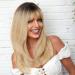Shop Ombre Blonde Wigs with Bangs - Heat-Resistant Synthetic Women's Wigs for Everyday Use - Buy Online on GoSupps.com