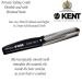 Kent 82T 4 Graphite Folding Pocket Comb for Men - Fine Tooth Hair Comb for Everyday Grooming - Beard and Mustache Styling Tool - Made in England - Buy Online on GoSupps.com