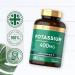 Potassium Supplement 400mg with Vitamin C 100mg | 180 Vegan Tablets | Supports Blood Pressure, Muscle and Nervous System Function | Immune System Boost | by Carlyle - Buy Online on GoSupps.com