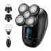 NETB 5 in 1 Women Razor for Legs Bikini Face Underarm Body,Painless Electric Shaver for Women with LED Display,Waterproof Lady Shavers Electric Rechargeable Hair Trimmer