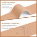 16ft PreCut Kinesiology Tape for Joint & Muscle Pain Relief - Latex Free Cotton Elastic Athletic Tape - 2 x 16ft - Beige - Buy Online on GoSupps.com
