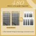 Cluster Eyelashes Quwel - 480 PCs DIY Individual Lash Extensions | Soft & Light Natural D Curl 10-18mm | Perfect for Home Use - Buy Online on GoSupps.com