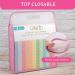 Caydo Pink Scrapbook Paper Storage Organizer for 12x12 Sheets with Transparent Handle - Buy Online on GoSupps.com