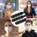 Welsberg 10x Black Mask Hooks - Adjustable Silicone Ear Strap Extension for Mouth Cover Masks - Buy Online on GoSupps.com