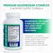 Premium Magnesium Complex | 1321mg Blend, 300mg Elemental Magnesium | Citrate, Chelate, Gluconate, L-Threonate, Malate, Oxide, Bisglycinate | 120 Capsules - Buy Online on GoSupps.com