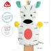 Fehn Zebra Washing Glove - Soft Animal Motif Washcloth for Babies & Children | Cuddly Bath Fun from 0+ Months - Buy Online on GoSupps.com