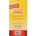 Glad Crystal Clear Plastic Forks 24 Count | Clear Heavy Duty Plastic Forks for Everyday Use| Glad Disposable Cutlery Plastic Forks | Strong Disposable Plastic Forks Forks 24 Count - Buy Online on GoSupps.com