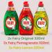 Fairy Washing Up Liquid 320ml - 2 x Original 2 x Pomegranate 2 x Lemon - Buy Online on GoSupps.com