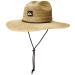 Quiksilver Men's Pierside Lifeguard Beach Sun Straw Hat Large-X-Large Natural/Black