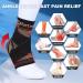 Plantar Relief Copper Ankle Bandage - Adjustable Support for Men & Women | 2 Pairs for Sprained Ankle & Plantar Fasciitis Relief - Buy Online on GoSupps.com