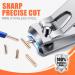 DRMODE 8-Piece Nail Clipper Set | Sharp Stainless Steel Fingernail & Toenail Clippers with File - Smooth Cut Nail Care Tools - Buy Online on GoSupps.com
