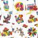 144 Pieces Hippie Tattoo Hippie Temporary Tattoos Stickers for Kids 70s 80s 90s Groovy Hippie Tattoos Hippie Face Tattoos Love and Peace Tattoos Multi Temporary Tattoos Decals for Hippie Party Favors