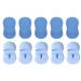 Silicone Face Scrubber Scrubbing Finger Handle Face Brush in Silicone - Everyday Skincare Soft Bristles Manual Massaging Brush for Bathroom Travelling Blue