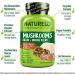 NATURELO Mushroom Supplement - Brain & Immune Health Blend with Lion's Mane, Reishi, Turkey Tail - 90 Vegan Capsules - Buy Online on GoSupps.com