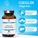 Qidosha CDP Choline Capsules - 180 Vegan Citicolin Capsules (250mg) | German Quality Lab Tested International Shipping - Buy Online on GoSupps.com
