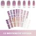 12 Sheets Glitter Solid Color Nail Wraps Nail Polish Stickers Adhesive Nail Polish Wraps Nail Stickers Full Nail Wraps Stick On Nail Strips with 2 Pieces Nail Files for Women Gel Polish Nail - Buy Online on GoSupps.com