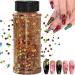 Christmas Glitter 100g Cosmetic Craft Holographic Glitter for Epoxy Resin Laser Snowflake Christmas Tree Flakes for Nails Face Make Up Body Tumblers Chunky Glitter Festival Decor(SD-05)