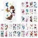 Watercolor Flowers Temporary Tattoos for Women - 30 Sheets Butterfly Body Art Stickers - Buy Online on GoSupps.com