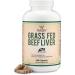 Grass Fed Beef Liver Capsules - 1000mg 180 Count for Digestion Energy & Immunity | Double Wood - Buy Online on GoSupps.com