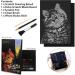Rainbow Scratch Art Paper - Cat Animal Design - DIY Crafts for Women and Kids - Engraving & Sketch Pad - Birthday Gift - Buy Online on GoSupps.com