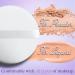 Extra Large Jumbo 4.5 Powder Puffs - 100% Pure Cotton Soft Fluffy Washable Makeup Puff for Face & Body - White (Pack of 1) - Buy Online on GoSupps.com