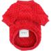 Zweitea Fleece Dog Sweater for Small Dogs - Warm & Soft Puppy Winter Jacket - Red XL (1 Pack) - Perfect for Chihuahuas & Cats - Buy Online on GoSupps.com