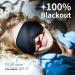 3D Contoured Blackout Sleeping Mask - Eye Comfort for Lash Extensions Travel & Meditation - No Pressure Blindfold - Star Design for Men & Women - Buy Online on GoSupps.com