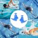 Silicone Screw Earplugs - Comfortable Silicone Unique Design Earplugs | Easy to Store Shampoo Bath Diving Earplugs Znet-au - Buy Online on GoSupps.com
