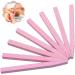 8 Pieces Nail Pumice Stone Stick Stone Nail File Pumice Stone Nail Cuticle Pusher Stone File for Home Salon Nail Buffing Tool (Pink)