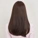 HAIRCUBE Dark Brown Synthetic Women's Wig - Long Straight Layered & Heat Resistant - International Shipping Available - Buy Online on GoSupps.com