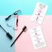 Lash Lift Aftercare Instruction Cards - 50 Pack | Starter Eyelash Lift Kit DIY Supplies | White with Pink Icons | 2x3.5 inches Business Card Size - Buy Online on GoSupps.com