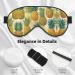 Pineapple Soft Eye Mask Women's Breathable Eye Band Perfect for Travel and Relaxation - Buy Online on GoSupps.com