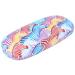 Summery hard-shell glasses case with tropical zebra pattern WILDLIFE including matching microfiber cloth