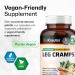 Leg Cramps Supplement with Magnesium, Turmeric & Ginger - 1200mg, 100 Capsules - Buy Online on GoSupps.com