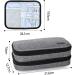 Luxja Insulin Diabetic Bag - Double Layer Pocket for Blood Sugar Devices & Accessories (Gray Version 2) - Buy Online on GoSupps.com