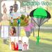 12 Pieces Parachutist Toy Set | Outdoor Hand-Throw Parachute Toys for Kids | Perfect Birthday Party Favors - Buy Online on GoSupps.com